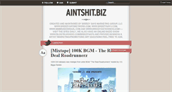 Desktop Screenshot of aintshit.biz